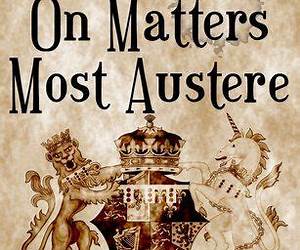 On Matters Most Austere